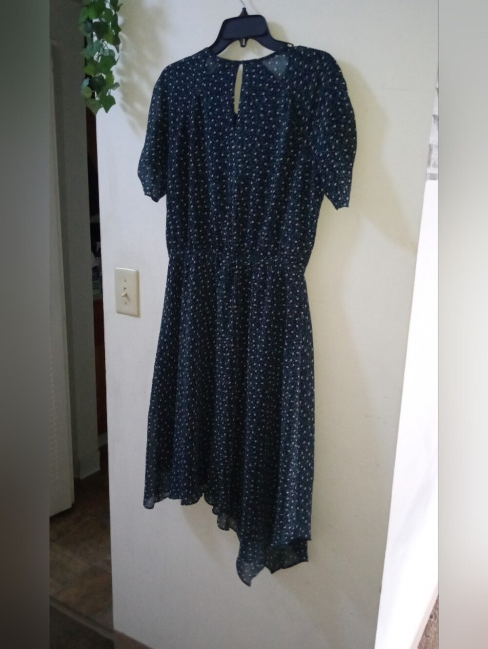 Banana Republic Asymmetrical Blue Dress